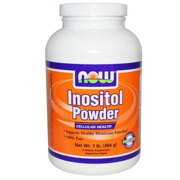 Polvo de Inositol Now Foods paquete múltiple 1 libra