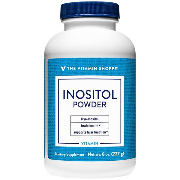 Polvo de Inositol The Vitamin Shoppe 8 onzas sin sabor