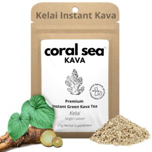 Version 1.0.0 Polvo instantáneo de té kava Kelai en empaque
