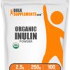 Polvo inulina orgánica BulkSupplements envase 250 gramos