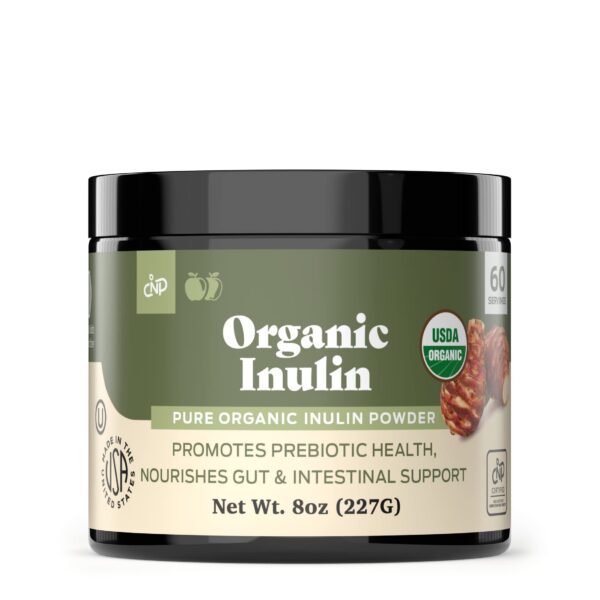 Polvo de inulina orgánica pura 8oz