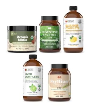 Version 1.0.0 Polvo de inulina orgánico envasado para salud digestiva Complete Natural Products