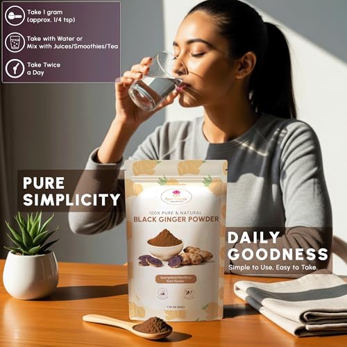 Polvo de jengibre negro para resistencia y vitalidad diaria