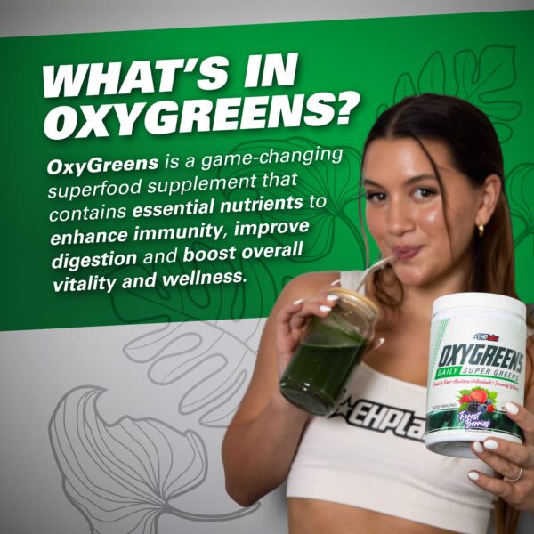 Polvo de jugo verde EHP Labs OxyGreens