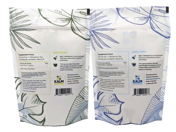 Version 1.0.0 Polvo de kava micronizada para mezclar en bebidas rápidamente