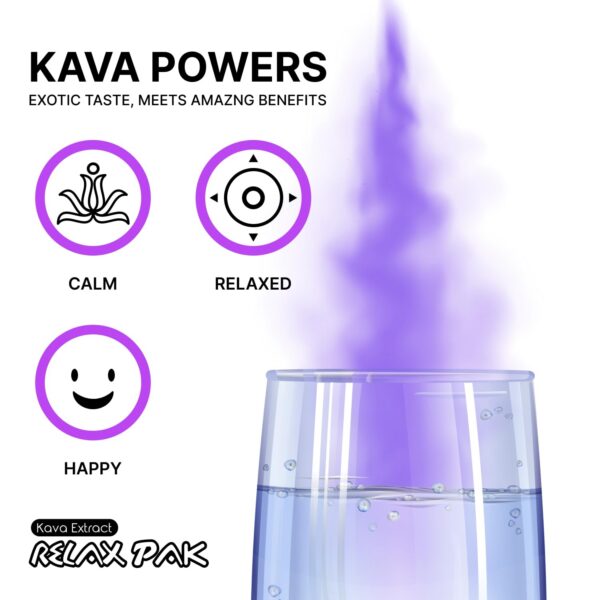 Polvo de kava sin alcohol para relajación natural instantánea