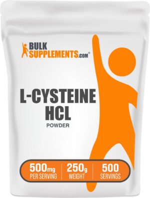 Polvo L-Cisteína HCl 500mg BulkSupplements