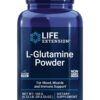 Polvo L-Glutamina Life Extension frasco 100 gramos