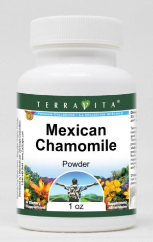 Paquete de polvo de manzanilla mexicana TerraVita 1 oz