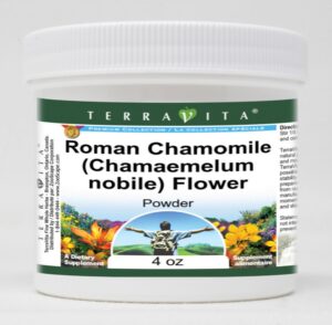 Version 1.0.0 Polvo de manzanilla romana TerraVita 4 oz en paquete de 3