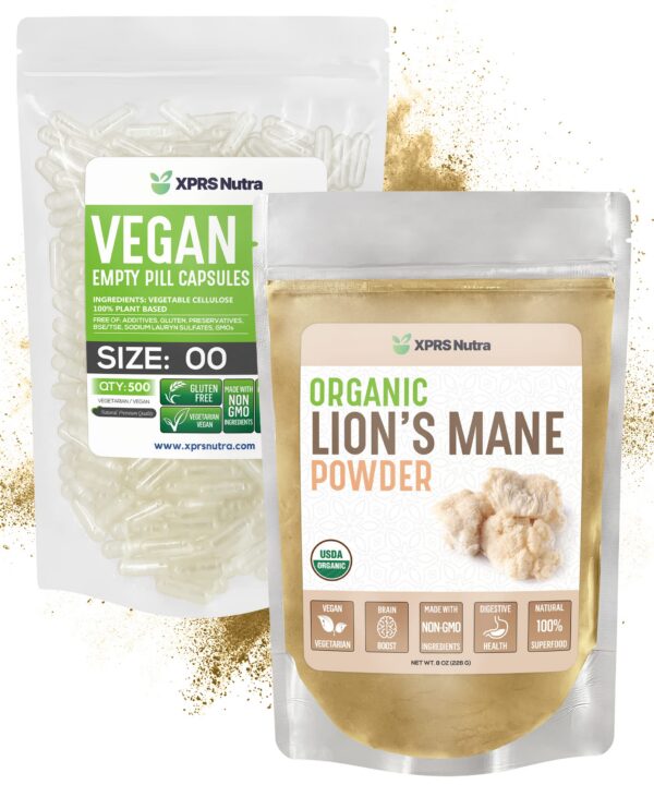 Polvo de Melena de León Orgánico XPRS Nutra