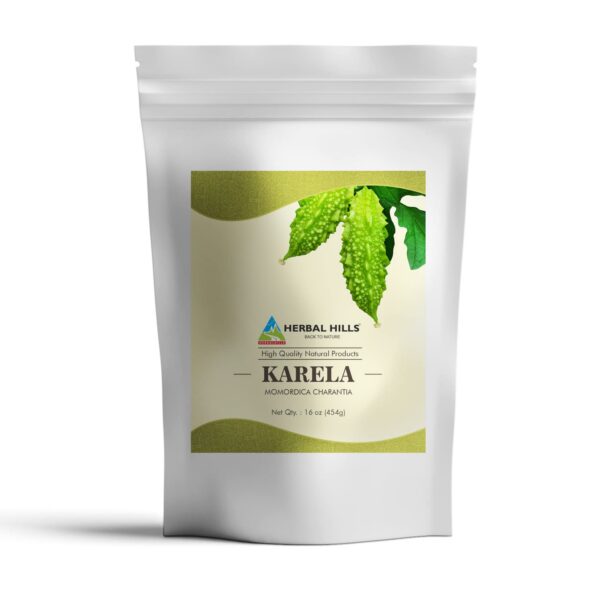 Polvo melón amargo Karela HERBAL HILLS suplemento natural