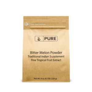 Polvo puro de melón amargo PURE ORIGINAL INGREDIENTS paquete 8oz