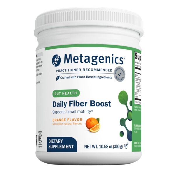 Polvo Metagenics Herbulk de fibra dietética con sabor naranja