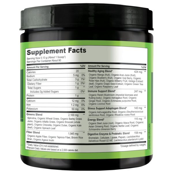 Polvo mezcla de frutas y verduras NATURELO superfoods