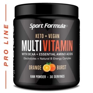 Polvo multivitamínico keto con BCAA