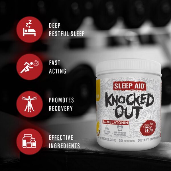 Imagen polvo natural para dormir sabor limón con miel