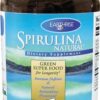 Polvo natural de espirulina Earthrise para salud inmune y longevidad