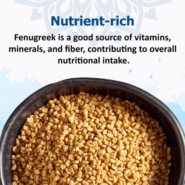 Polvo natural fenogreco Reddy Naturals mezcla para batidos y yogurt