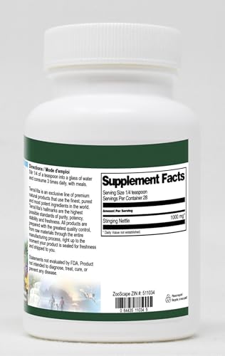 Version 1.0.0 Polvo natural hoja de ortiga TerraVita 1 oz