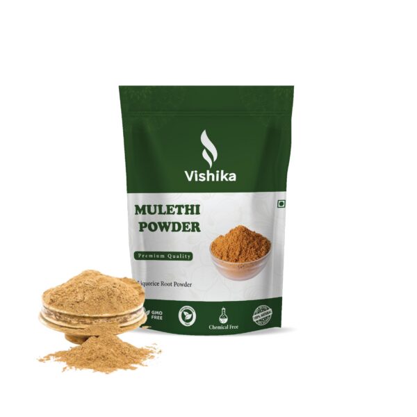 Polvo natural de Mulethi para cuidado piel y cabello