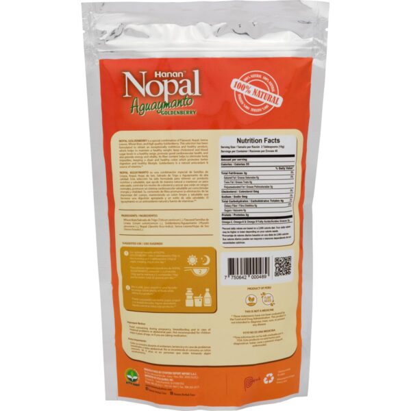 Paquete mezcla Nopal Aguaymanto 16 oz bolsa resellable