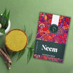 Version 1.0.0 Paquete de polvo de neem AATMANA 100g para cuidado natural de piel y cabello