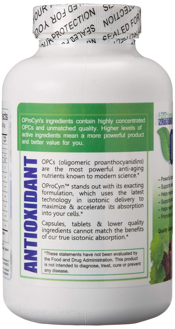 Polvo OPC suplemente OProCyn antioxidante 90 dosis