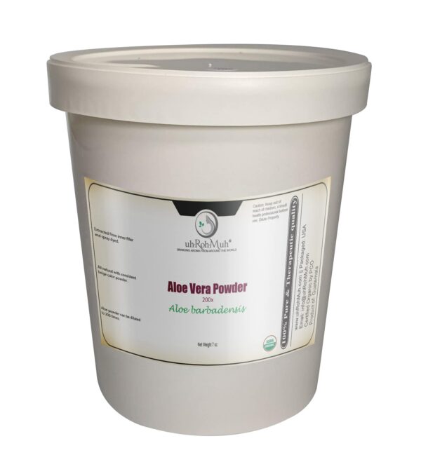 Envase de polvo orgánico de Aloe Vera certificado USDA