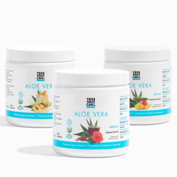 Polvo orgánico aloe vera Yes You Can mezcla bebida hidratante
