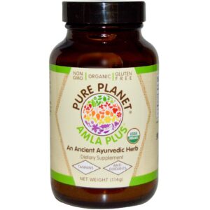 Polvo orgánico amla-c pure planet vitamina c 114 gramos