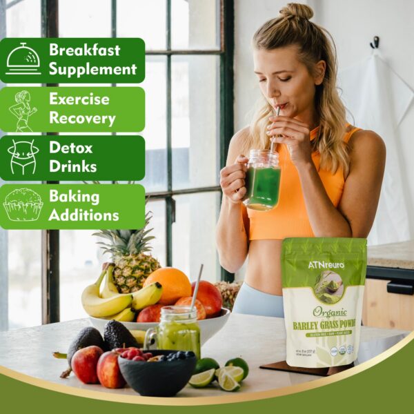 Polvo orgánico ATNreuro para mejorar salud digestiva y bienestar