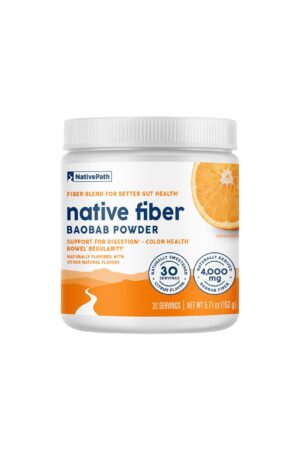 Version 1.0.0 Polvo orgánico de baobab NativePath en empaque