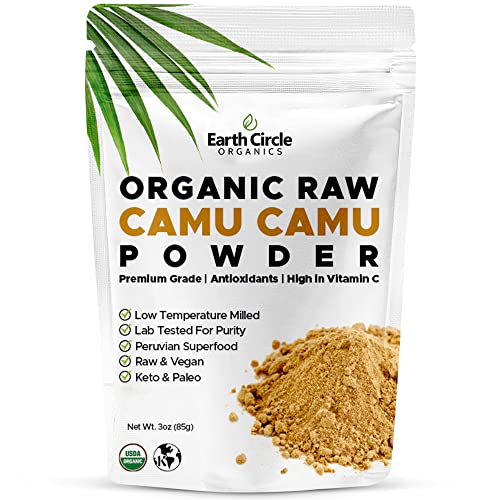 polvo orgánico camu camu earth circle organics 3 onzas