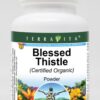 Polvo orgánico de Cardo Bendito TerraVita 1 oz en envase