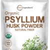 Polvo orgánico de cáscara de psyllium Micro Ingredients 2 libras