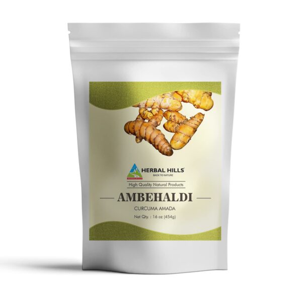 polvo orgánico cúrcuma Ambehaldi HERBAL HILLS 454 g