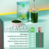Polvo orgánico de espirulina MAJU información nutricional