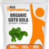 Polvo orgánico extracto Gotu Kola BulkSupplements 250g