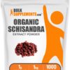Polvo orgánico extracto schisandra suplemento saludable 1kg