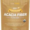 polvo orgánico de fibra de acacia para salud intestinal