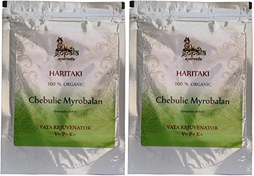 Polvo orgánico Haritaki Ayurvédico bolsa con cierre 250g