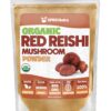 Polvo orgánico hongo reishi rojo XPRS Nutra envase 8 onzas