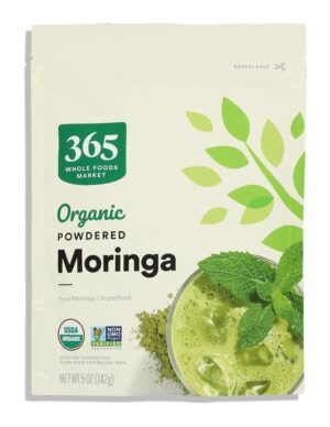 Polvo orgánico de moringa 365 Whole Foods Market 5 onzas