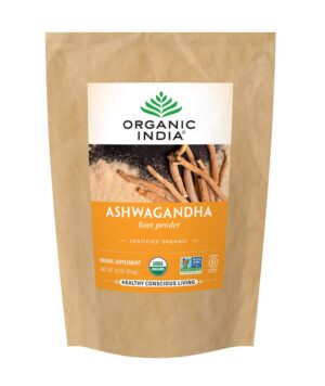 Polvo orgánico de raíz de ashwagandha por Organic India