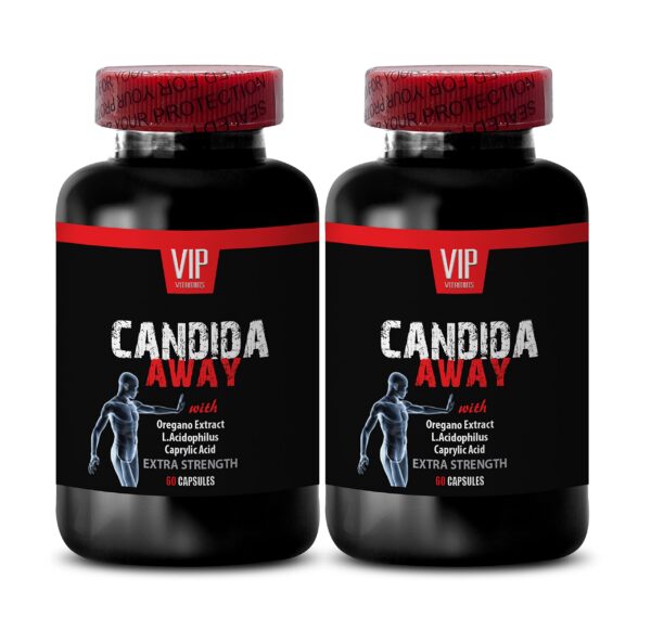 Polvo orgánico Reishi Candida Away suplemento digestivo