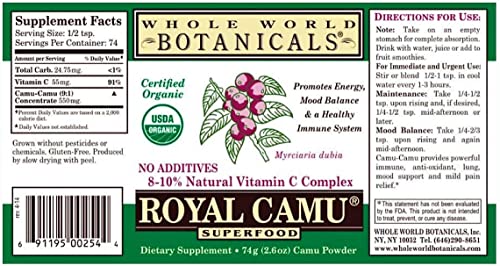 Version 1.0.0 Polvo orgánico royal camu natural alta vitamina c