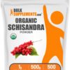 Envase polvo orgánico Schisandra BulkSupplements 500g