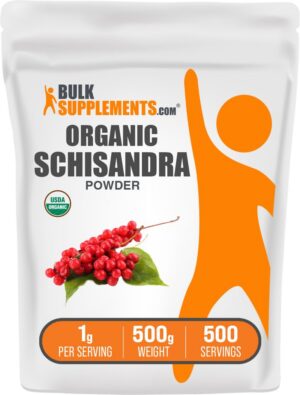Version 1.0.0 Envase polvo orgánico Schisandra BulkSupplements 500g