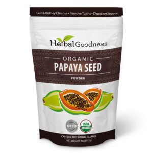 Version 1.0.0 Polvo orgánico de semillas de papaya para apoyo digestivo y salud intestinal